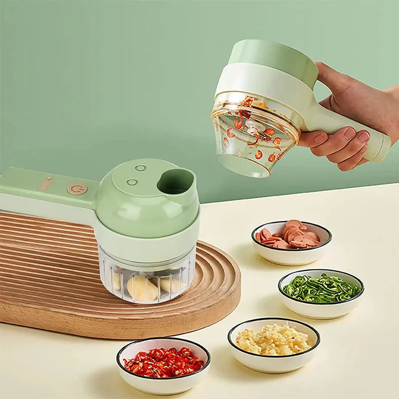 4-in-1 Rechargeable Electric Vegetable Chopper