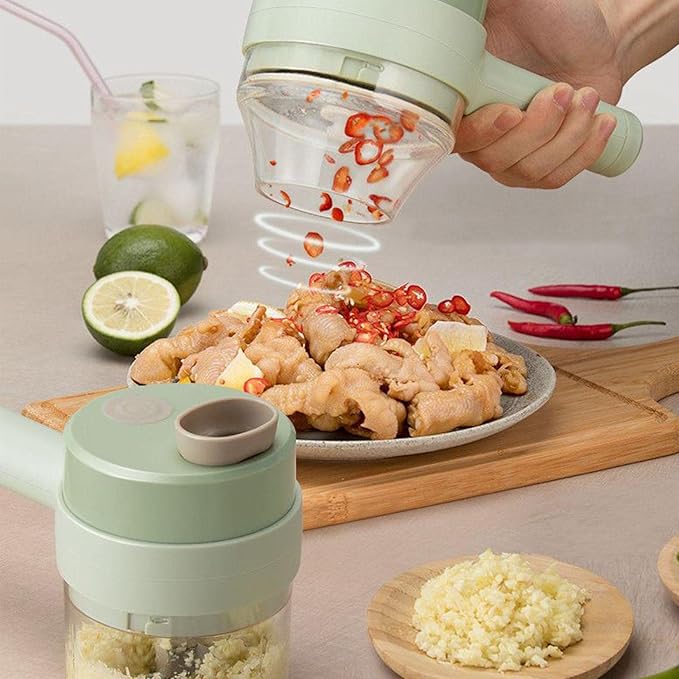 4-in-1 Rechargeable Electric Vegetable Chopper