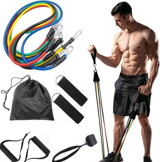 Resistance Bands Workout Set – 11 Pieces