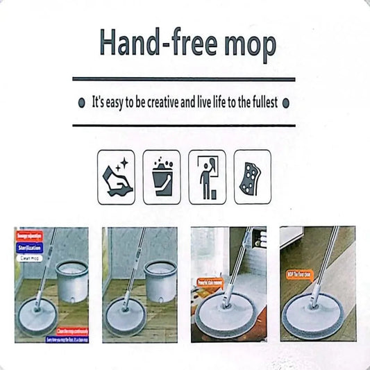 Floor Cleaning Mop – EasyRing Spin Mop and Bucket Set