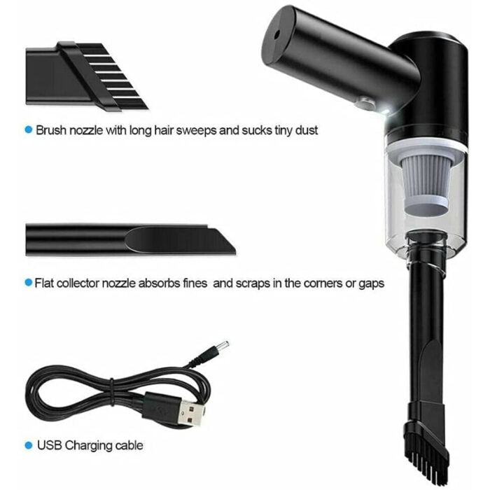 Small Portable Vacuum Cleaner 3-in-1
